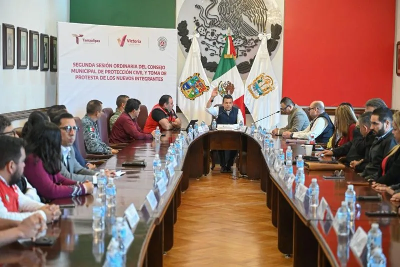 Preside Lalo Gattás sesión del Consejo Municipal de Protección Civil