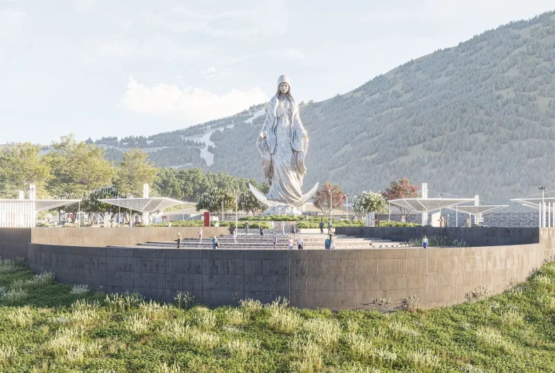 Inicia construcción de plazoleta turística en El Chorrito