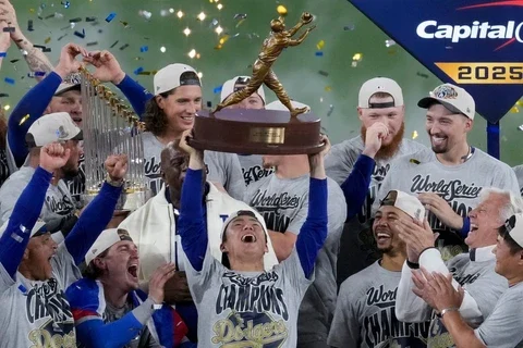 Los Dodgers recibirán 484 mil 748 dólares de participación por ganar la Serie Mundial