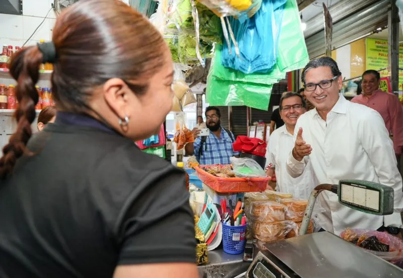 Anuncia Erasmo González rehabilitación integral del Mercado 18 de Marzo