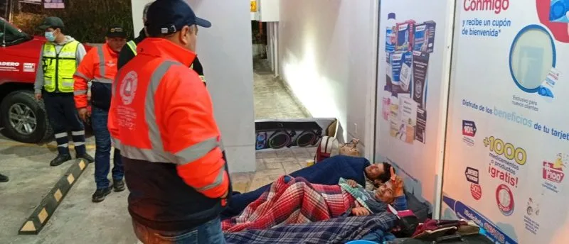 Abren como refugio el auditorio Américo Villarreal Guerra para proteger a personas por fuerte onda gélida