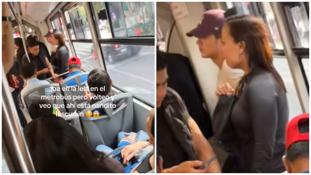 Famoso actor de Televisa es captado viajando en Metrobús y su reacción se hace viral