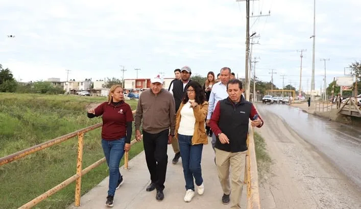 Supervisa alcalde red de drenaje en Altamira