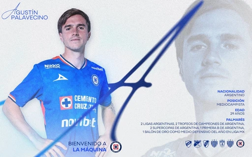El argentino Agustín Palavecino, nuevo refuerzo del Cruz Azul