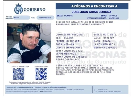 Preocupa a ONU-DH desaparición del padre buscador José Juan Arias Corona