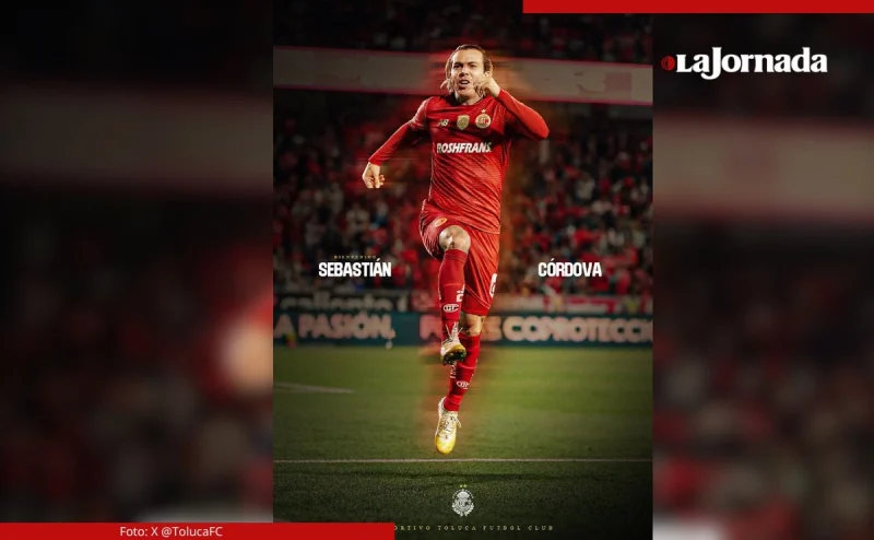 Sebastián Córdova refuerza al bicampeón Toluca