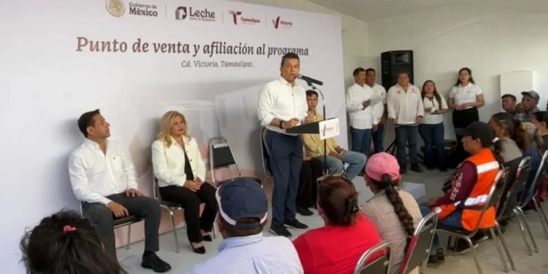 Alcalde inaugura oficina de Liconsa Bienestar en Ciudad Victoria, Tamaulipas, para acercar apoyos sociales