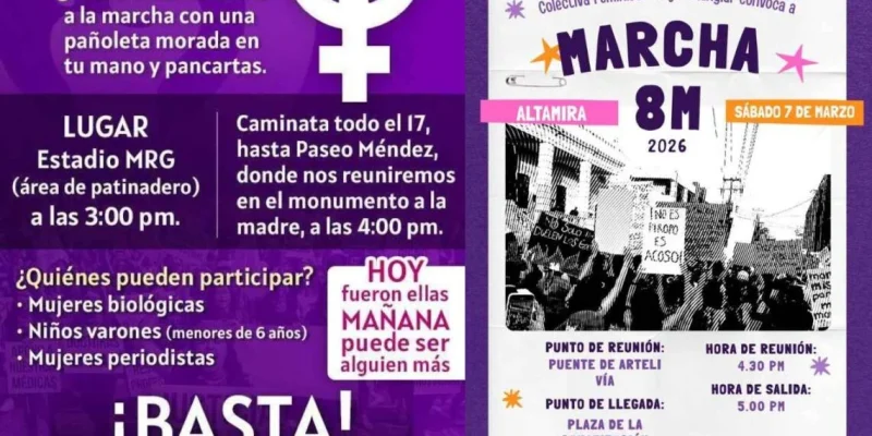8M en Tamaulipas este 2026: ¿Dónde y a qué hora serán las marchas por el Día Internacional de la Mujer?