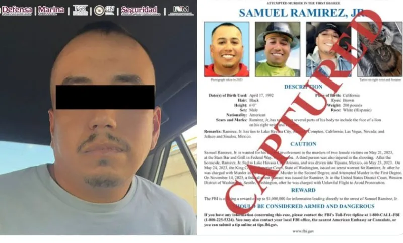 Cae en Sinaloa Samuel, uno de los fugitivos más buscados por el FBI en Washington; ofrecían un mdd por información para capturarlo