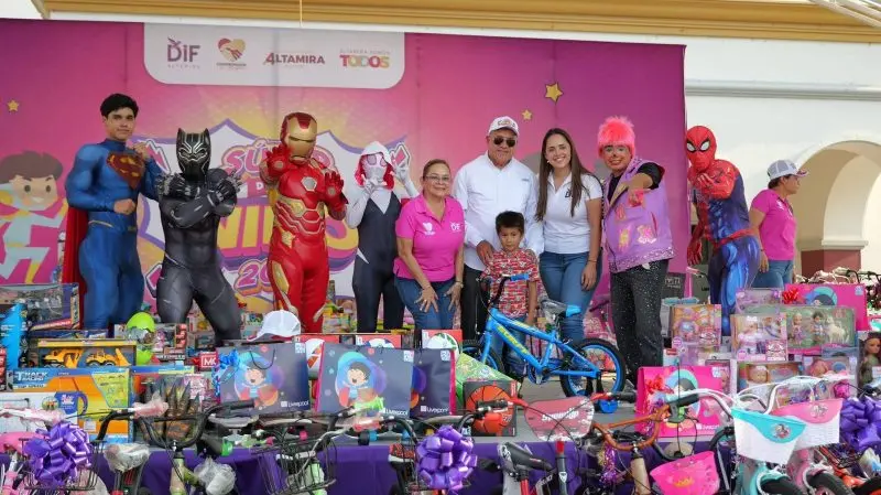 Vive Altamira espectacular festejo del Día del Niño