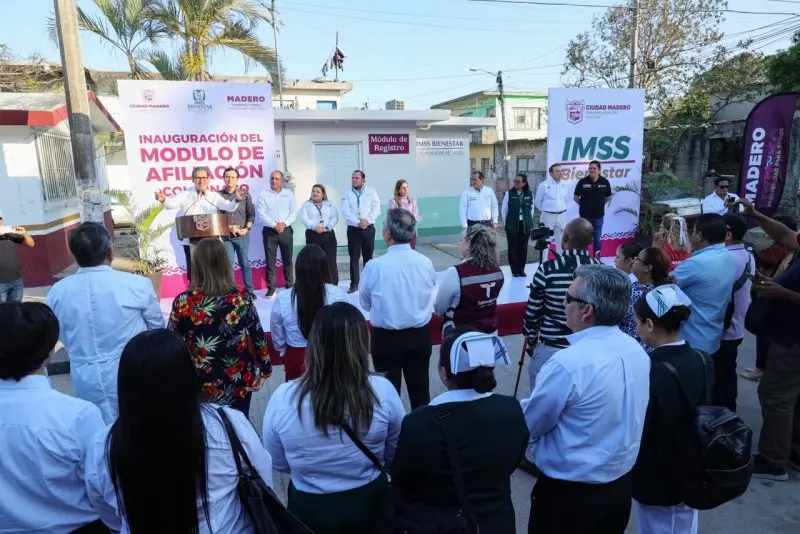 Reconocen en Ciudad Madero el modelo humanista de salud con módulo IMSS-Bienestar
