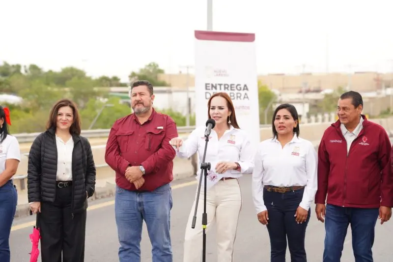 Transforma gobierno municipal entrada principal a Nuevo Laredo con obras de infraestructura vial