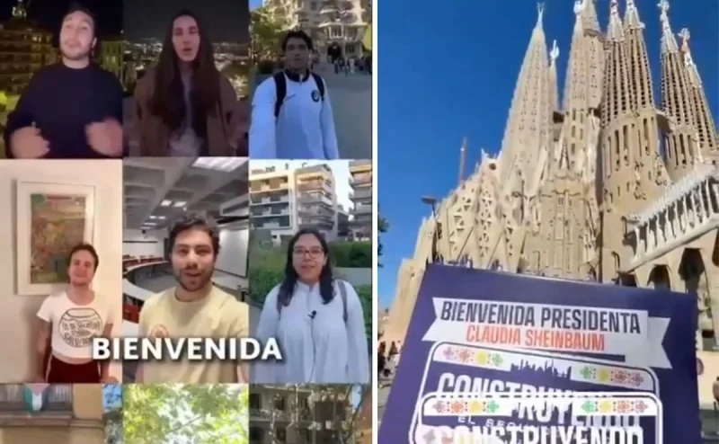 Furor de mexicanos en España por la llegada de Sheinbaum para Cumbre progresista