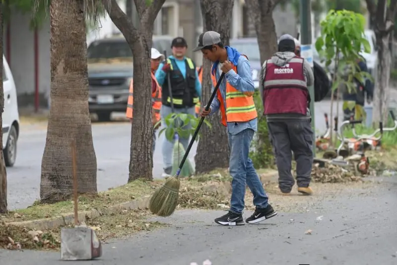 Limpieza en espacios públicos de Victoria es permanente