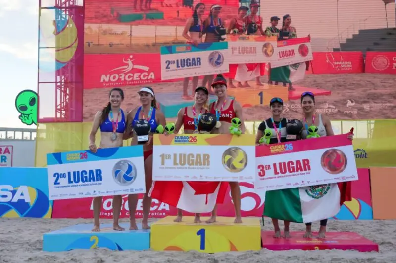México conquista el oro y el bronce en el Tour Continental NORCECA de Playa Miramar
