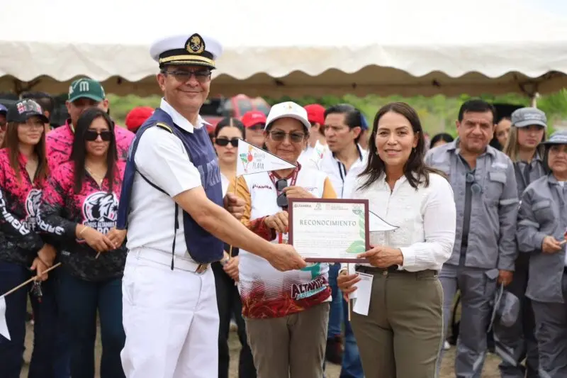 Encabeza Blanca Guzmán Jornada de Limpieza en Playa Dunas Doradas