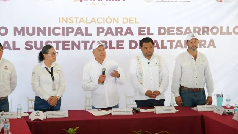Instala Armando Martínez Consejo Municipal para el Desarrollo Rural Sustentable de Altamira