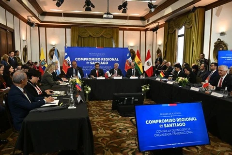 Inicia en Chile cumbre contra el crimen organizado; asisten autoridades sudamericanas