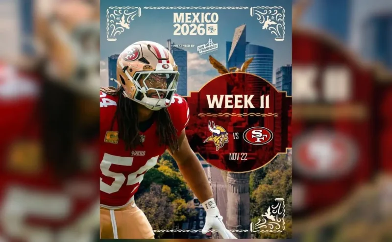 NFL regresa a México: 49s de San Francisco se enfrentarán a Vikingos de Minnesota