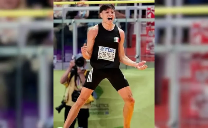 Mexicano Erick Portillo gana plata en salto de altura de la Liga Diamante de Roma